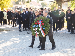 Ünnepi megemlékezés a kopjafánál (2018) - fotó: Ónodi Zoltán
