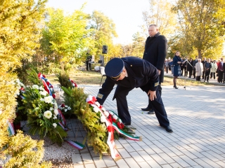 Ünnepi megemlékezés a kopjafánál (2018) - fotó: Ónodi Zoltán