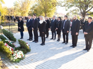Ünnepi megemlékezés a kopjafánál (2018) - fotó: Ónodi Zoltán