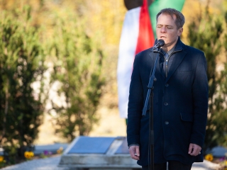 Ünnepi megemlékezés a kopjafánál (2018) - fotó: Ónodi Zoltán