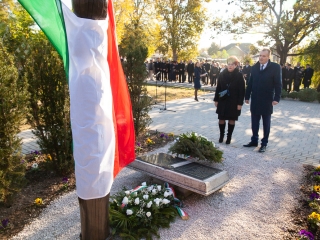 Ünnepi megemlékezés a kopjafánál (2018) - fotó: Ónodi Zoltán