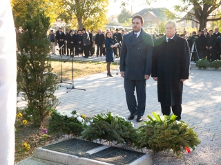 Ünnepi megemlékezés a kopjafánál (2018) - fotó: Ónodi Zoltán