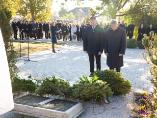 Ünnepi megemlékezés a kopjafánál (2018) - fotó: Ónodi Zoltán