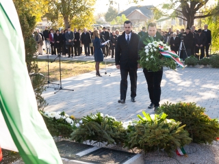 Ünnepi megemlékezés a kopjafánál (2018) - fotó: Ónodi Zoltán