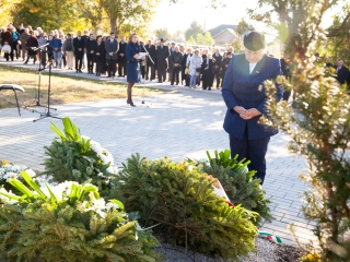 Ünnepi megemlékezés a kopjafánál (2018) - fotó: Ónodi Zoltán