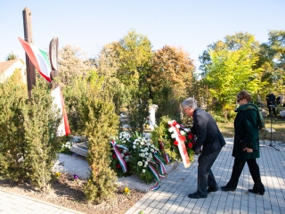 Ünnepi megemlékezés a kopjafánál (2018) - fotó: Ónodi Zoltán