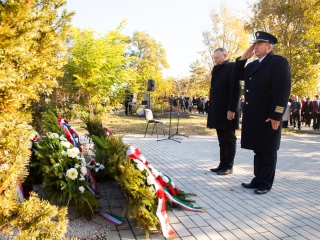 Ünnepi megemlékezés a kopjafánál (2018) - fotó: Ónodi Zoltán
