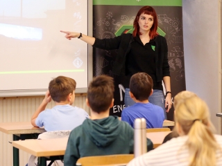 Az energiakövet tanórája - fotó: Sándor Judit