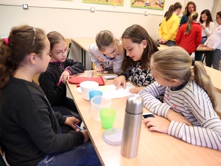 Az energiakövet tanórája - fotó: Sándor Judit