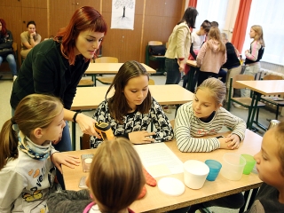 Az energiakövet tanórája - fotó: Sándor Judit