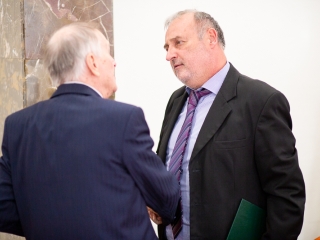 Dr. Bakos Károly köszöntése - fotó: Ónodi Zoltán