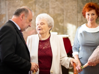 Dr. Bakos Károly köszöntése - fotó: Ónodi Zoltán