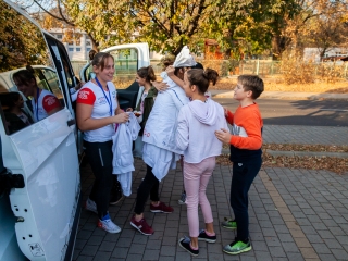 Hazaérkeztek a vízilabdás Szuperlányok - fotó: Ónodi Zoltán