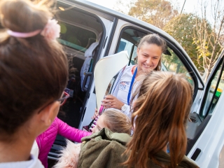Hazaérkeztek a vízilabdás Szuperlányok - fotó: Ónodi Zoltán