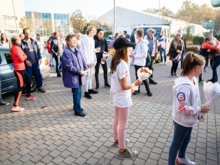 Hazaérkeztek a vízilabdás Szuperlányok - fotó: Ónodi Zoltán