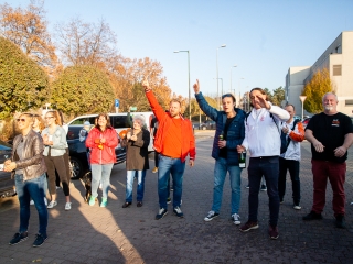 Hazaérkeztek a vízilabdás Szuperlányok - fotó: Ónodi Zoltán
