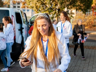 Hazaérkeztek a vízilabdás Szuperlányok - fotó: Ónodi Zoltán