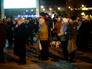 Advent első vasárnapja a főtéren - fotó: Ónodi Zoltán