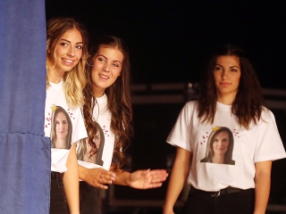 Rudas szalagavató a sportcsarnokban - fotó: Sándor Judit