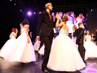 Rudas szalagavató a sportcsarnokban - fotó: Sándor Judit