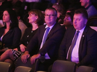 Rudas szalagavató a sportcsarnokban - fotó: Sándor Judit