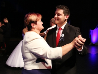 Rudas szalagavató a sportcsarnokban - fotó: Sándor Judit