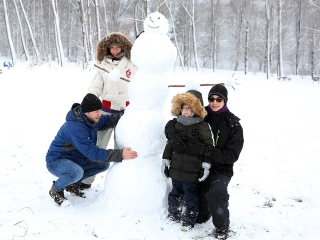 Hótakaró alatt a város - fotó: Sándor Judit