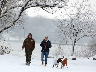 Hótakaró alatt a város - fotó: Sándor Judit