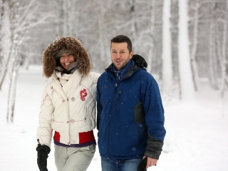 Hótakaró alatt a város - fotó: Sándor Judit