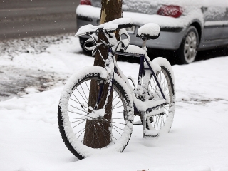 Hótakaró alatt a város - fotó: Sándor Judit