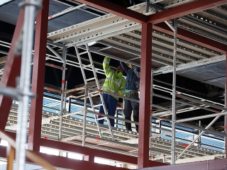 Képek az uszodafelújításról - fotó: Sándor Judit