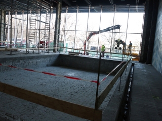 Képek az uszodafelújításról - fotó: Sándor Judit