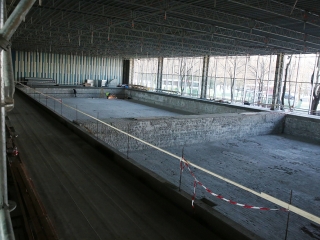 Képek az uszodafelújításról - fotó: Sándor Judit