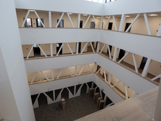 Az egykori zöld SZTK felújítása (2019) - fotó: Sándor Judit