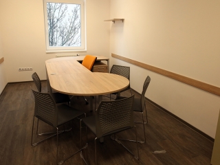 Az egykori zöld SZTK felújítása (2019) - fotó: Sándor Judit