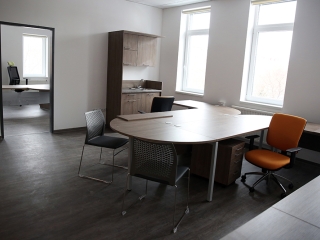 Az egykori zöld SZTK felújítása (2019) - fotó: Sándor Judit