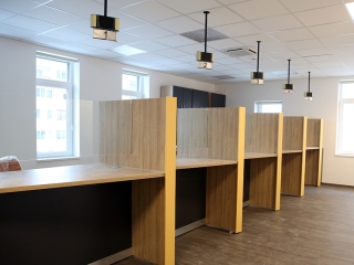 Az egykori zöld SZTK felújítása (2019) - fotó: Sándor Judit