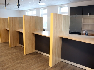 Az egykori zöld SZTK felújítása (2019) - fotó: Sándor Judit