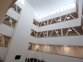 Az egykori zöld SZTK felújítása (2019) - fotó: Sándor Judit