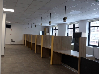 Az egykori zöld SZTK felújítása (2019) - fotó: Sándor Judit