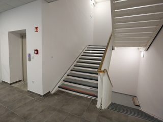 Az egykori zöld SZTK felújítása (2019) - fotó: Sándor Judit