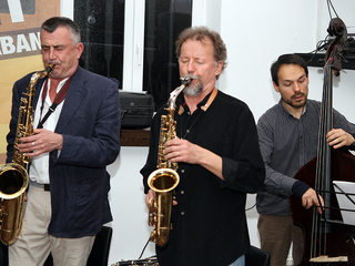 Borbély-Dresch Quartet a Művészben - fotó: Sándor Judit