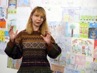 Minikiállítás a KMI-ben - fotó: Sándor Judit