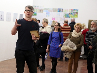 Minikiállítás a KMI-ben - fotó: Sándor Judit