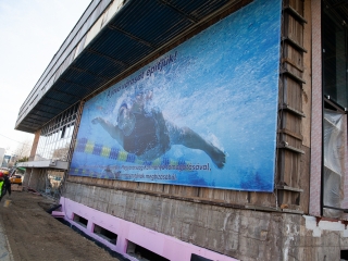 Jó ütemben halad az uszoda felújítása - fotó: Ónodi Zoltán