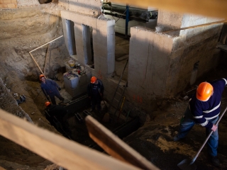 Jó ütemben halad az uszoda felújítása - fotó: Ónodi Zoltán