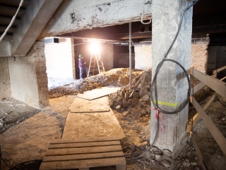 Jó ütemben halad az uszoda felújítása - fotó: Ónodi Zoltán