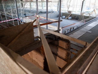 Jó ütemben halad az uszoda felújítása - fotó: Ónodi Zoltán