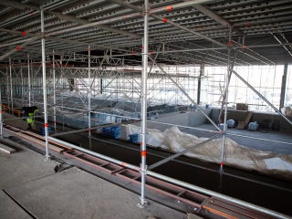 Jó ütemben halad az uszoda felújítása - fotó: Ónodi Zoltán