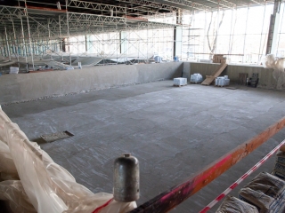 Jó ütemben halad az uszoda felújítása - fotó: Ónodi Zoltán